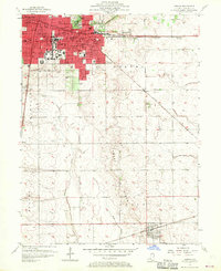 Urbana 1957 topographic map thumbnail