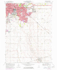 Urbana 1970 topographic map thumbnail