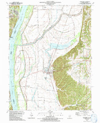 Valmeyer 1991 topographic map thumbnail