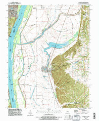Valmeyer 1993 topographic map thumbnail