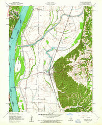 Valmeyer 1954 topographic map preview