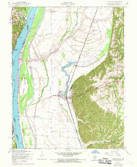 Valmeyer 1954 topographic map preview