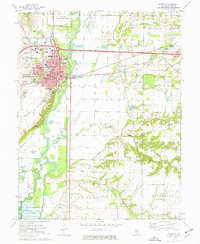 Vandalia 1974 topographic map thumbnail