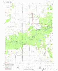 Venedy 1957 topographic map thumbnail