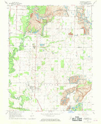 Vergennes 1968 topographic map preview