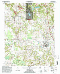 Vienna 1996 topographic map thumbnail
