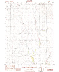 Villa Grove NW 1982 topographic map thumbnail