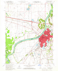 Vincennes topographic map thumbnail