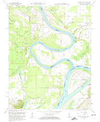 Wabash Island topographic map thumbnail