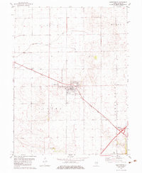 Warrensburg 1982 topographic map preview