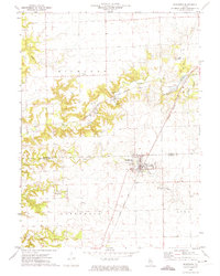 Washburn 1972 topographic map thumbnail