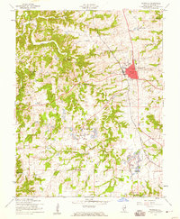 Waterloo 1954 topographic map preview
