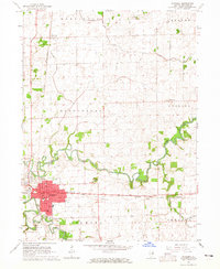 Watseka 1964 topographic map thumbnail