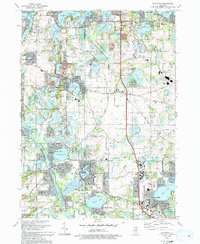 Wauconda 1993 topographic map thumbnail