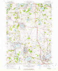 Wauconda 1960 topographic map thumbnail