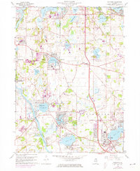 Wauconda 1960 topographic map thumbnail