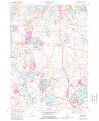 Wauconda 1960 topographic map thumbnail
