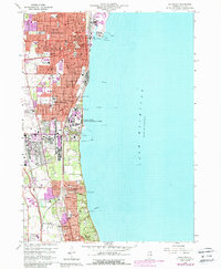 Waukegan 1960 topographic map thumbnail