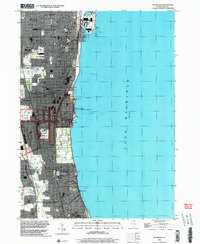 Waukegan 1998 topographic map thumbnail