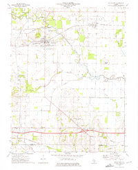 Wayne City 1973 topographic map thumbnail