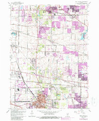 West Chicago 1962 topographic map thumbnail