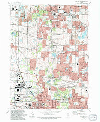 West Chicago 1993 topographic map thumbnail