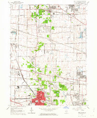 West Chicago 1962 topographic map thumbnail