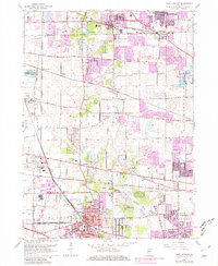 West Chicago 1962 topographic map thumbnail