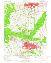 West Frankfort 1963 topographic map thumbnail
