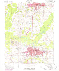 West Frankfort 1963 topographic map thumbnail