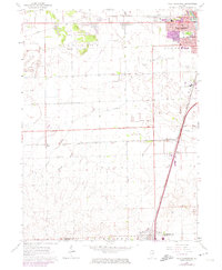 West Kankakee 1964 topographic map thumbnail