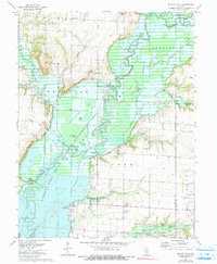 Wildcat Lake 1974 topographic map thumbnail