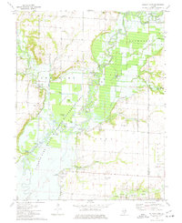 Wildcat Lake 1974 topographic map thumbnail
