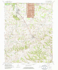 Willisville 1968 topographic map thumbnail