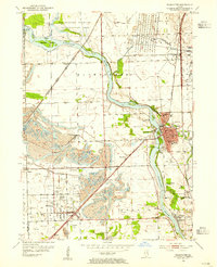 Wilmington 1954 topographic map thumbnail