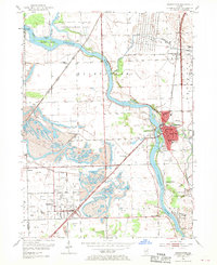Wilmington 1954 topographic map thumbnail