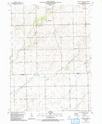 Wilton Center 1990 topographic map thumbnail