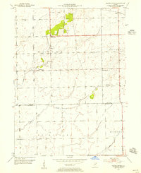 Wilton Center 1953 topographic map thumbnail