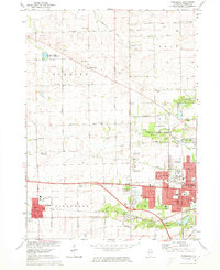 Winnebago 1971 topographic map thumbnail