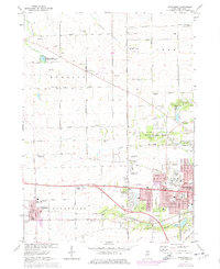Winnebago 1971 topographic map thumbnail