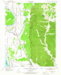 Wolf Lake 1947 topographic map thumbnail
