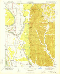 Wolf Lake 1948 topographic map thumbnail
