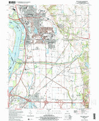 Wood River 1994 topographic map thumbnail