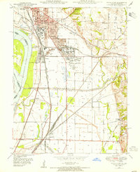 Wood River 1948 topographic map thumbnail