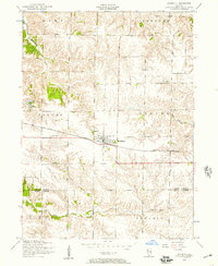 Woodhull 1953 topographic map thumbnail