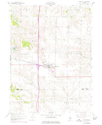 Woodhull 1953 topographic map thumbnail