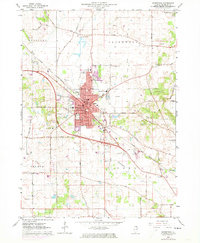 Woodstock 1963 topographic map thumbnail