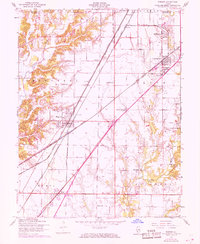 Worden 1954 topographic map thumbnail