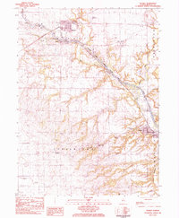 Wyanet 1983 topographic map preview