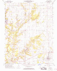 Xenia 1968 topographic map thumbnail